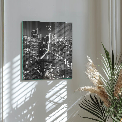 Orologio in vetro decorativo quadrato Orizzonte