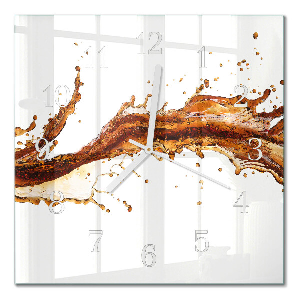 Orologio in vetro decorativo quadrato Acqua