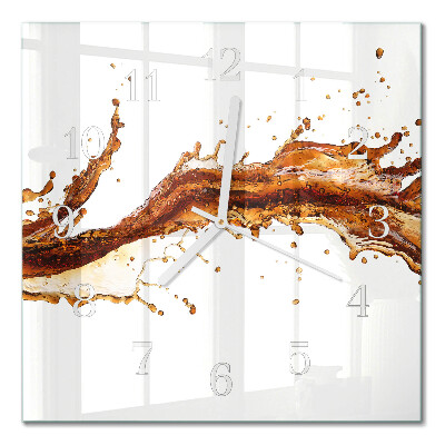 Orologio in vetro decorativo quadrato Acqua