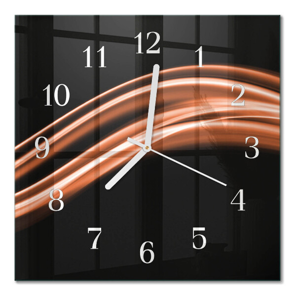 Quadrato orologio Linee astratte