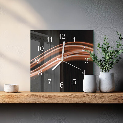 Quadrato orologio Linee astratte
