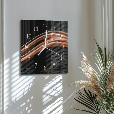 Quadrato orologio Linee astratte