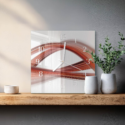Quadrato orologio Linee astratte