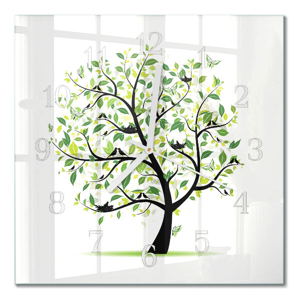 Quadrato orologio Albero