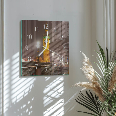Orologio in vetro decorativo quadrato Big Ben