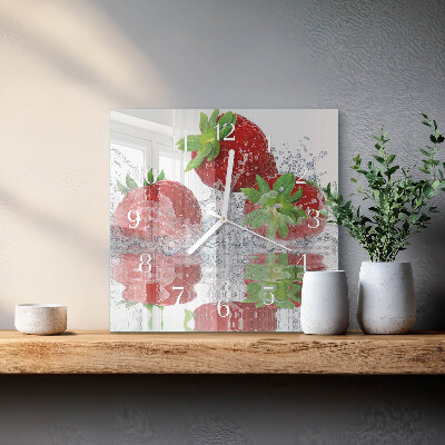 Quadrato orologio Fragole
