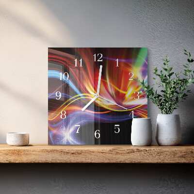 Quadrato orologio Arte astratta