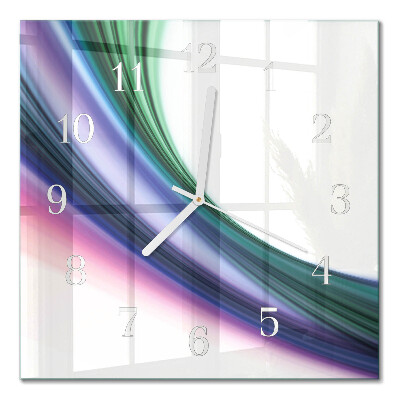 Quadrato orologio Linee astratte