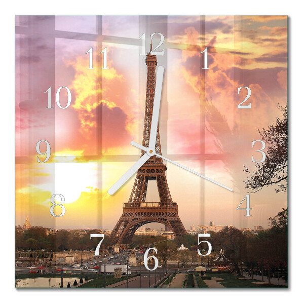 Quadrato orologio Torre Eiffel Parigi