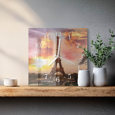Quadrato orologio Torre Eiffel Parigi