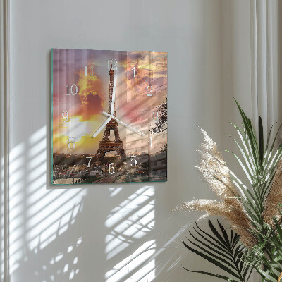 Quadrato orologio Torre Eiffel Parigi