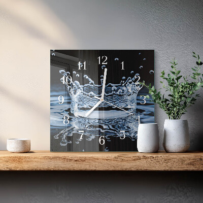 Orologio da parete quadrato Acqua