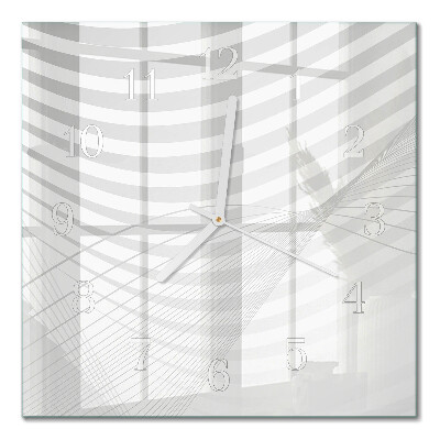 Quadrato orologio Linee astratte