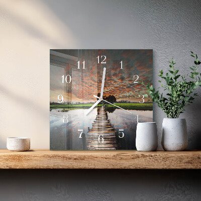 Quadrato orologio Ponte nel prato