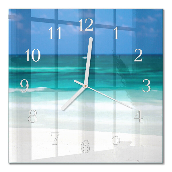 Quadrato orologio Spiaggia mare