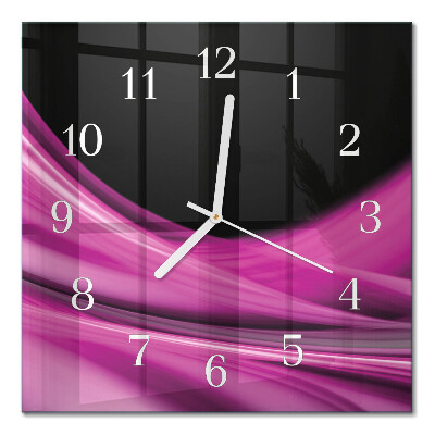 Orologio da parete quadrato Linee astratte