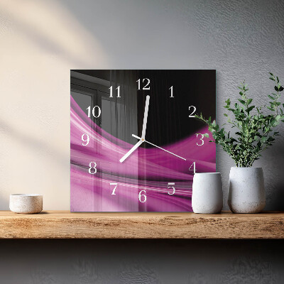 Orologio da parete quadrato Linee astratte