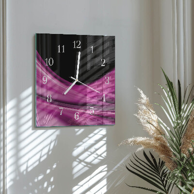 Orologio da parete quadrato Linee astratte