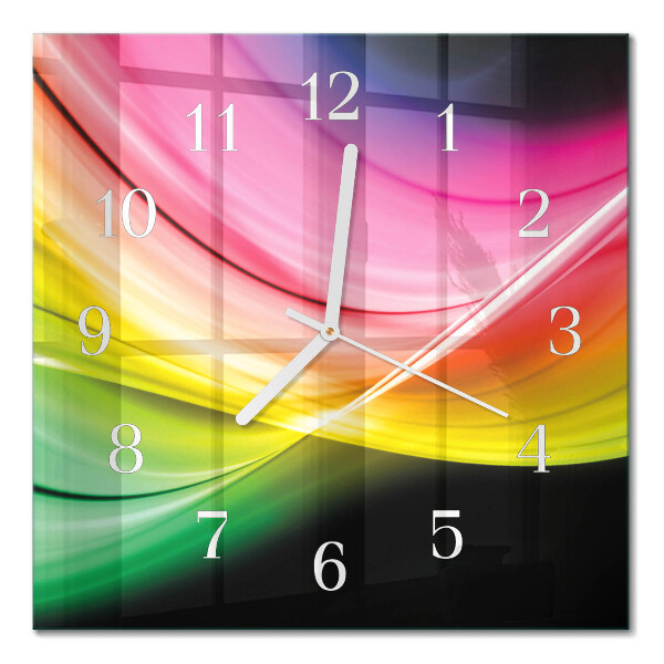 Orologio da parete quadrato Linee astratte