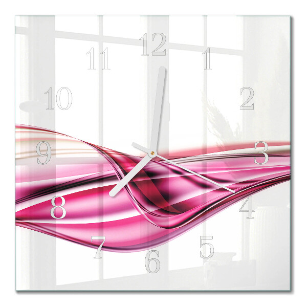 Quadrato orologio Linee astratte