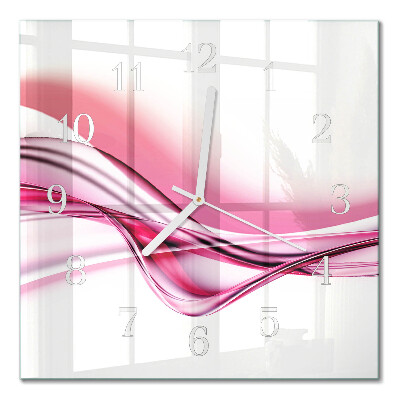 Orologio in vetro decorativo quadrato Arte astratta