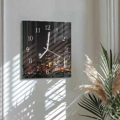 Quadrato orologio Orizzonte notturno
