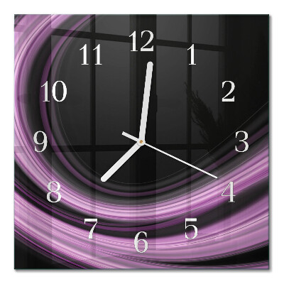 Orologio da parete quadrato Linee astratte