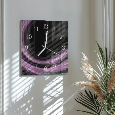 Orologio da parete quadrato Linee astratte