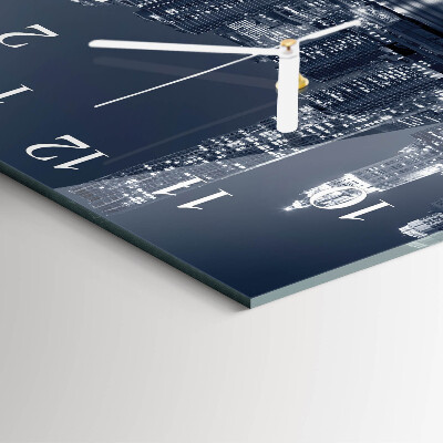Orologio in vetro decorativo quadrato Orizzonte