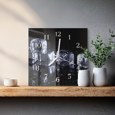 Orologio da parete quadrato Cubetti di ghiaccio