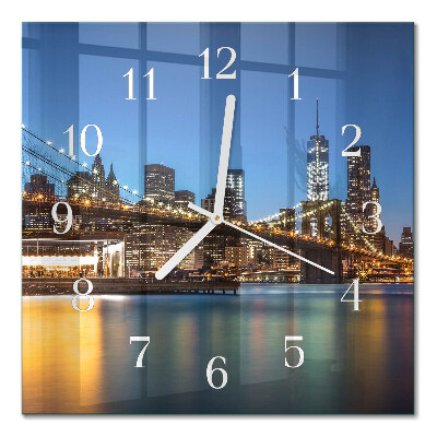 Quadrato orologio Ponte orizzontale