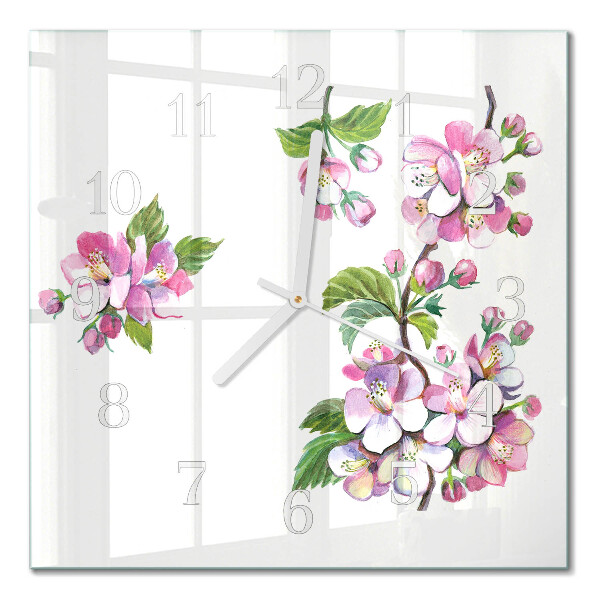 Orologio in vetro decorativo quadrato Mobili
