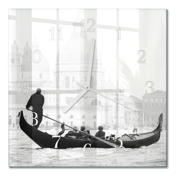 Orologio da parete quadrato Barca veneziana