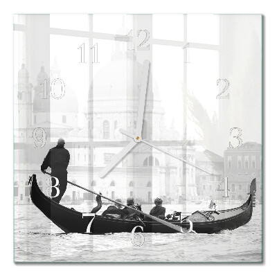 Orologio da parete quadrato Barca veneziana
