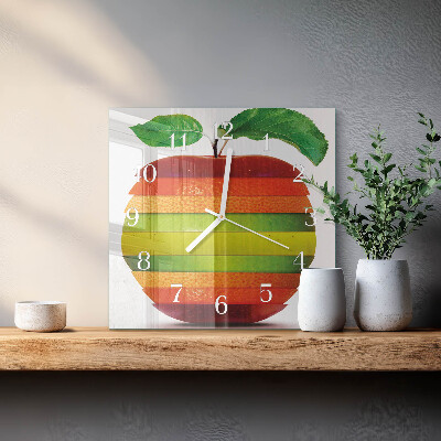 Quadrato orologio Mela