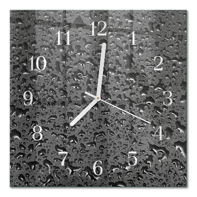 Orologio da parete quadrato Gocce d'acqua
