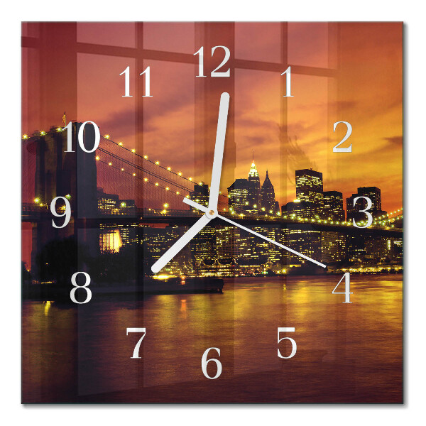 Quadrato orologio Ponte orizzontale