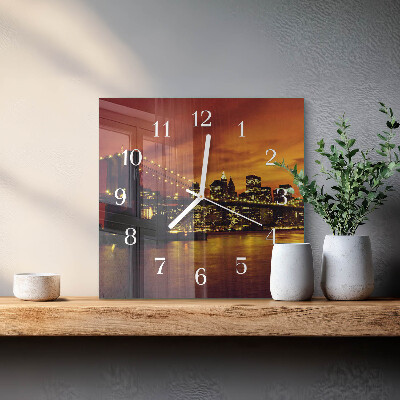 Quadrato orologio Ponte orizzontale