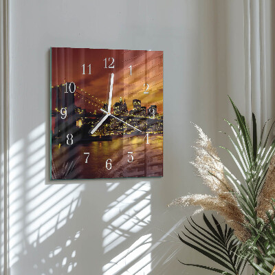 Quadrato orologio Ponte orizzontale
