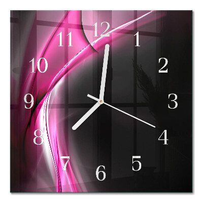 Quadrato orologio Linee astratte