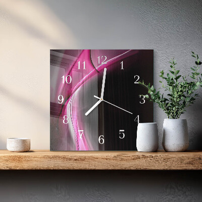 Quadrato orologio Linee astratte