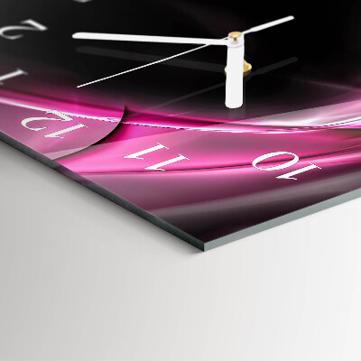 Quadrato orologio Linee astratte