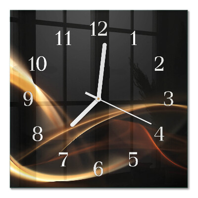 Quadrato orologio Linee astratte