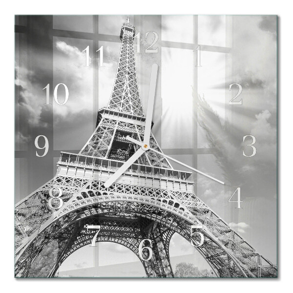 Orologio da parete quadrato Torre Eiffel Parigi