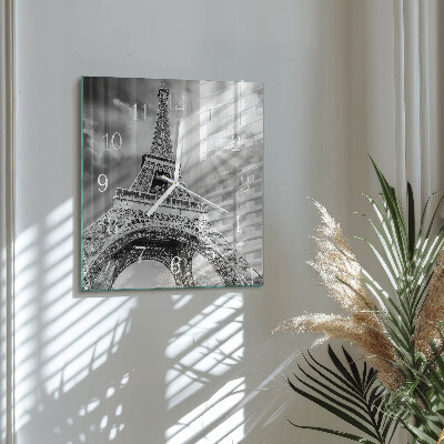 Orologio da parete quadrato Torre Eiffel Parigi