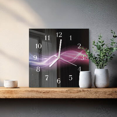 Orologio da parete quadrato Linee astratte