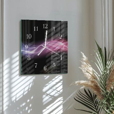 Orologio da parete quadrato Linee astratte