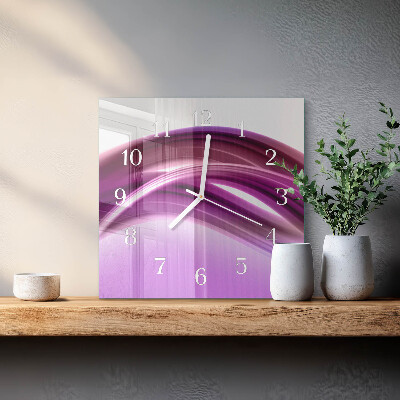 Quadrato orologio Linee astratte