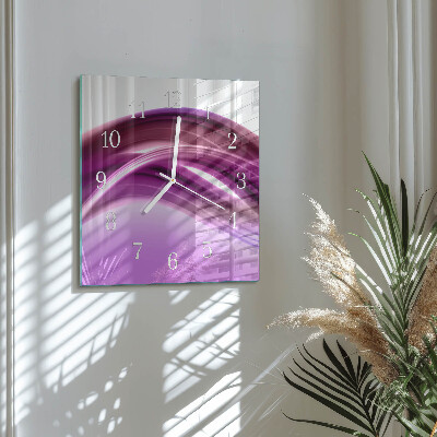 Quadrato orologio Linee astratte