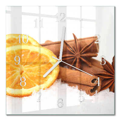 Quadrato orologio Limone e vaniglia